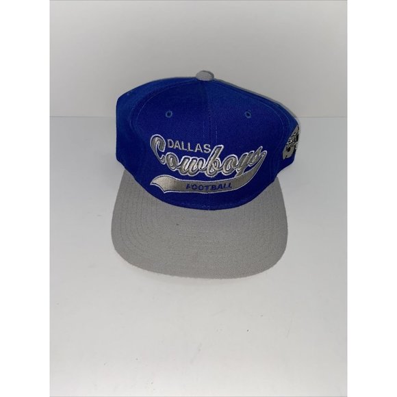 Throwback Dallas Cowboys 90's Starter Tags Wool Pro Line Snapback HAT Script - Picture 1 of 7